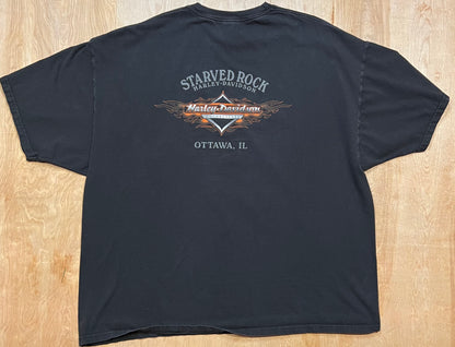 Harley Davidson "Forged In Iron" Starved Rock, IL T-Shirt