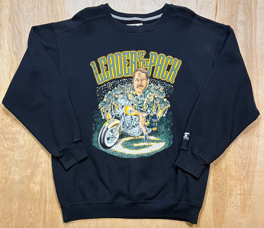 Vintage "Leader of the Pack" Green Bay Packers Starter Crewneck