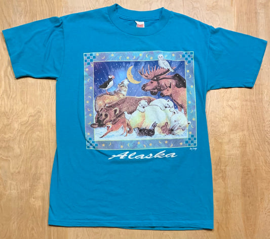 Vintage Single Stitch Alaska Wildlife T-Shirt