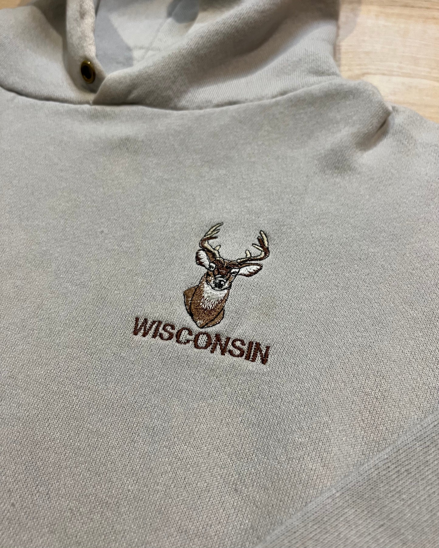 90's Wisconsin Whitetail Deer Hoodie