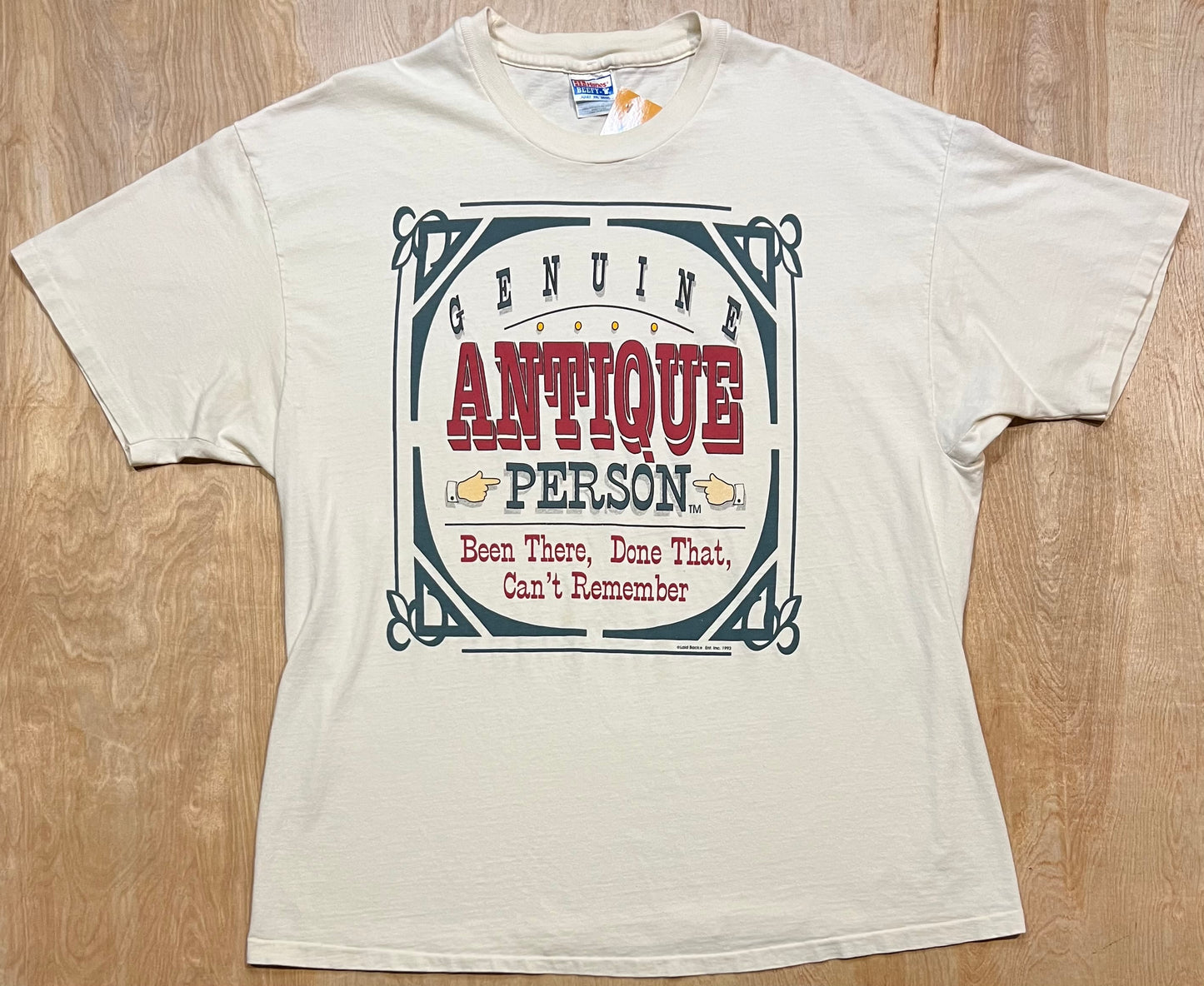 1993 Antique Person Single Stitch T-Shirt