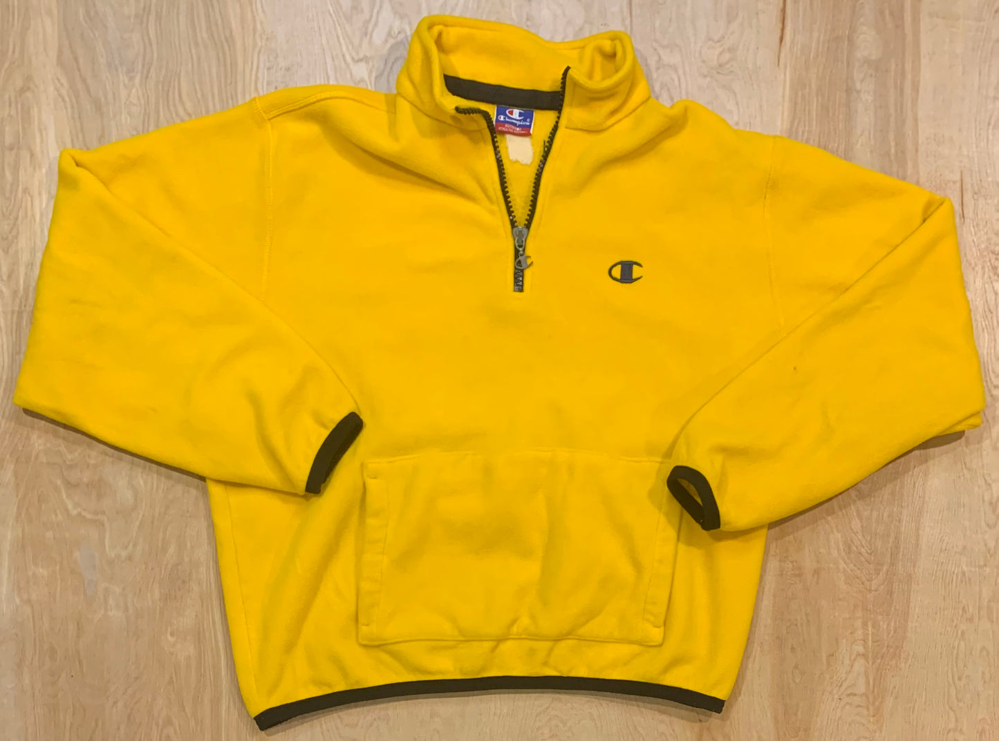 Vintage Champion Yellow Fleece