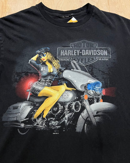 Harley Davidson Berlin, Germany Police Biker T-Shirt