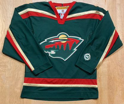 Authentic Stitched Minnesota Wild Jersey