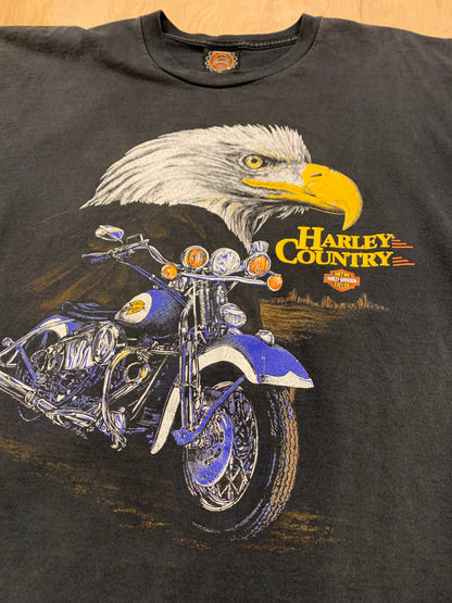 1996 Harley Davidson "Harley Country" Single Stitch T-Shirt