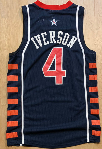 Throwback Allen Iverson Team USA Stitched Reebok Jersey