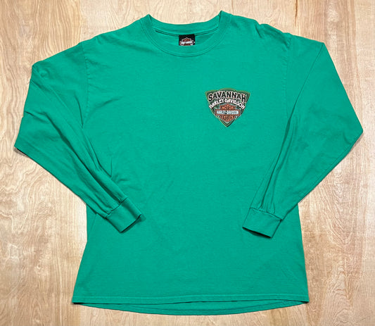 Harley Davidson Savannah, Georgia Leprechaun Long Sleeve