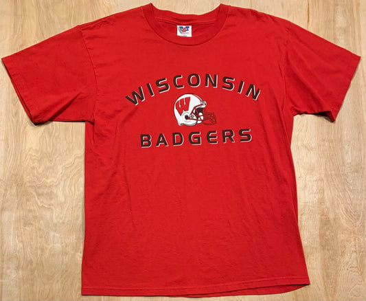 Vintage Wisconsin Badgers Football T-Shirt