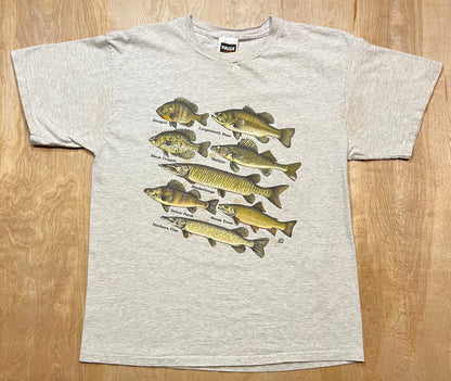 1994 Fresh Water Fish Species Single Stitch T-Shirt