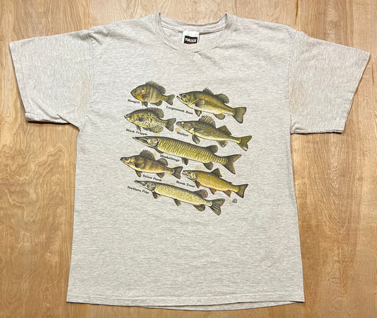 1994 Fresh Water Fish Species Single Stitch T-Shirt