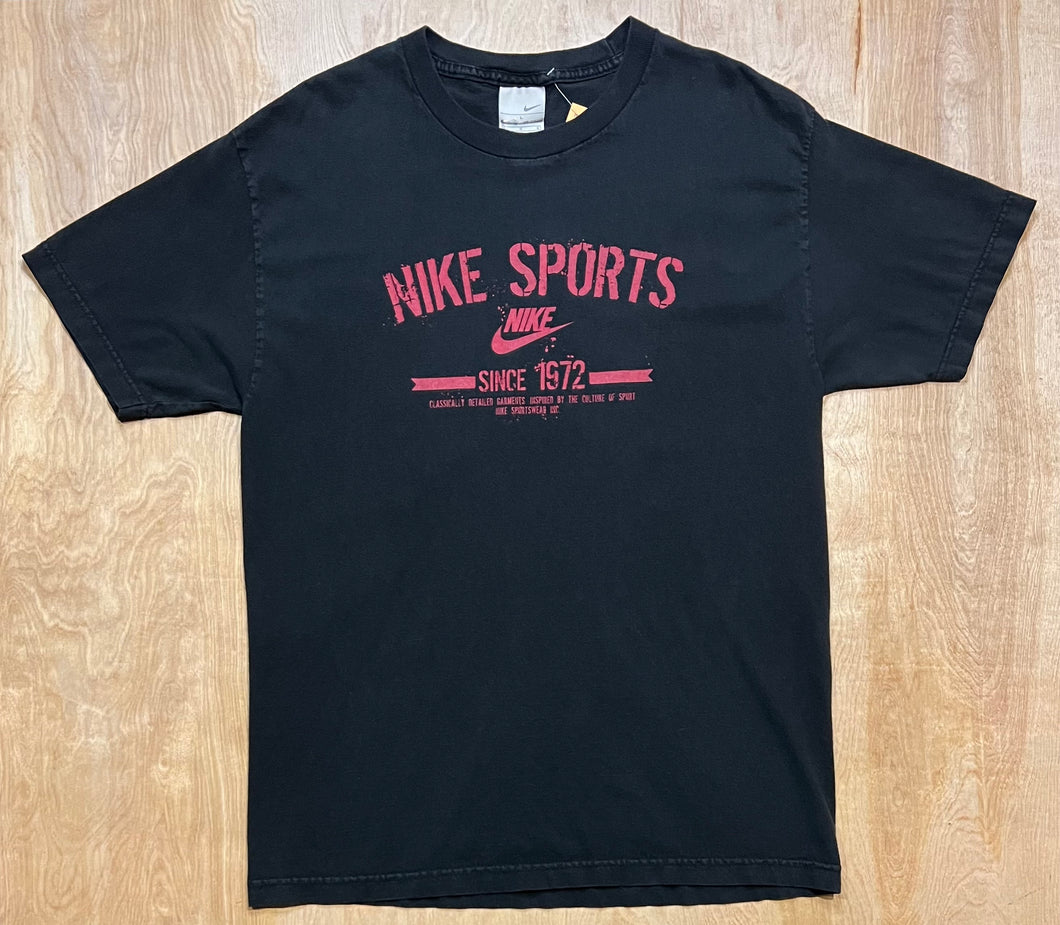 Y2K Nike Sports Silver Tag T-Shirt