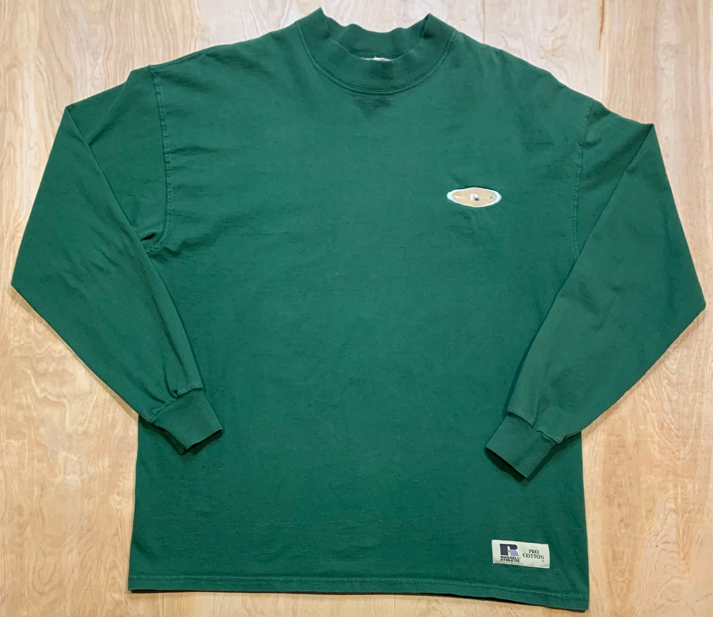70's/80's Russell Athletics Mock-neck Long Sleeve