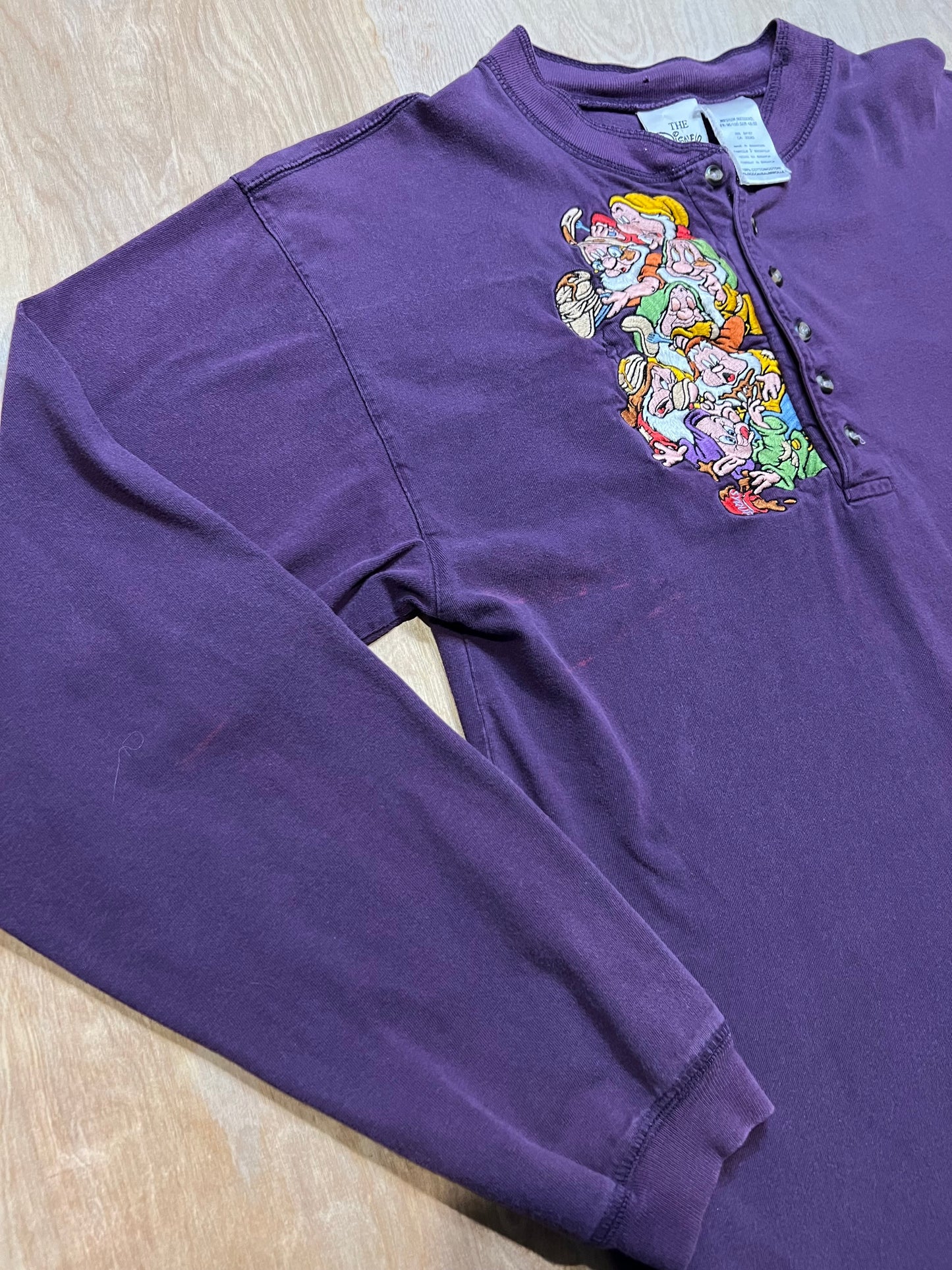Vintage Disney Seven Dwarves Long Sleeve Shirt