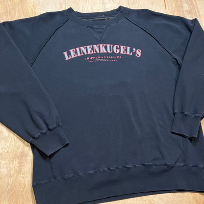 Vintage Leinenkugels Black Crewneck