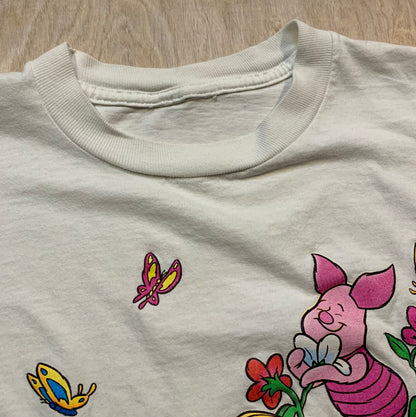 Vintage Piglet and Pooh in the Flowers T-Shirt