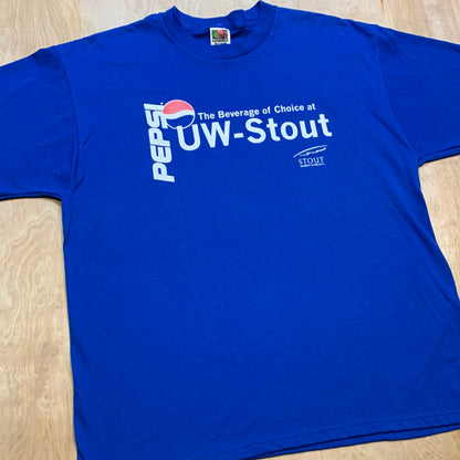 Vintage UW-Stout Pepsi T-Shirt