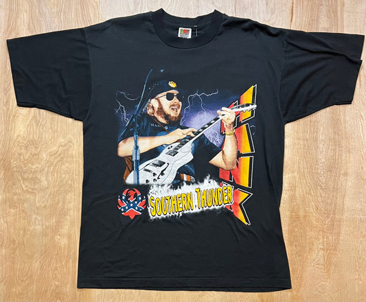 1999 Hank Williams Jr Southern Thunder Single Stitch Tour T-Shirt