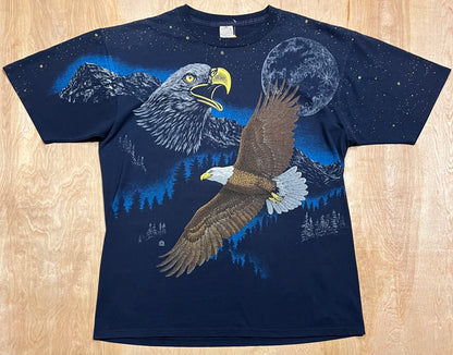 1994 Bald Eagle Night Sky T-Shirt