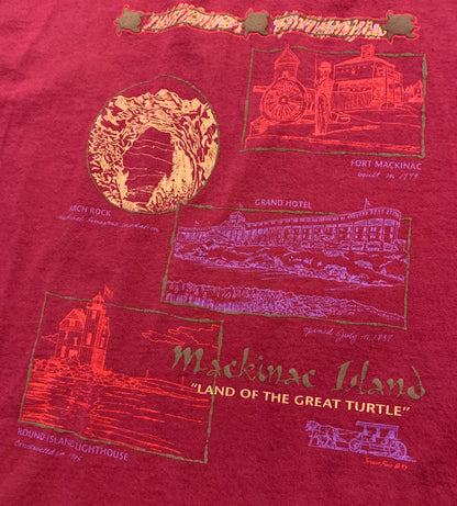1993 Land Of The Great Turtle Mackinac Island T-Shirt