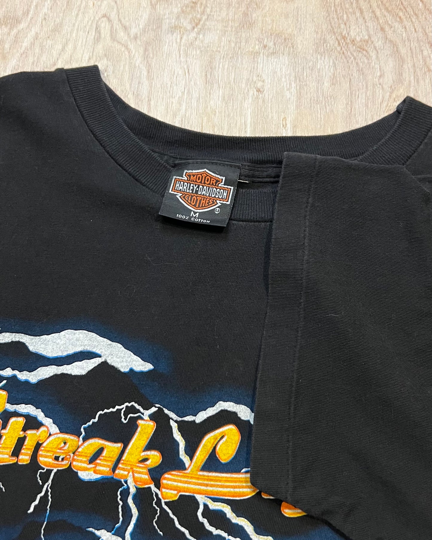 90's Harley Davidson Streak Lightning Single Stitch T-Shirt
