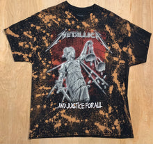 Load image into Gallery viewer, Metallica &quot;and Justice for all&quot; Custom Bleach T-shirt
