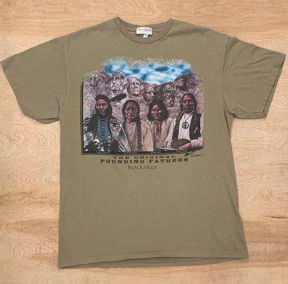 "The original founding fathers" Native American Graphic T-shirt