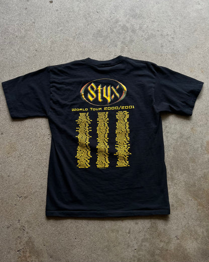 2000 Styx "Brave New World" Tour Single Stitch T-Shirt