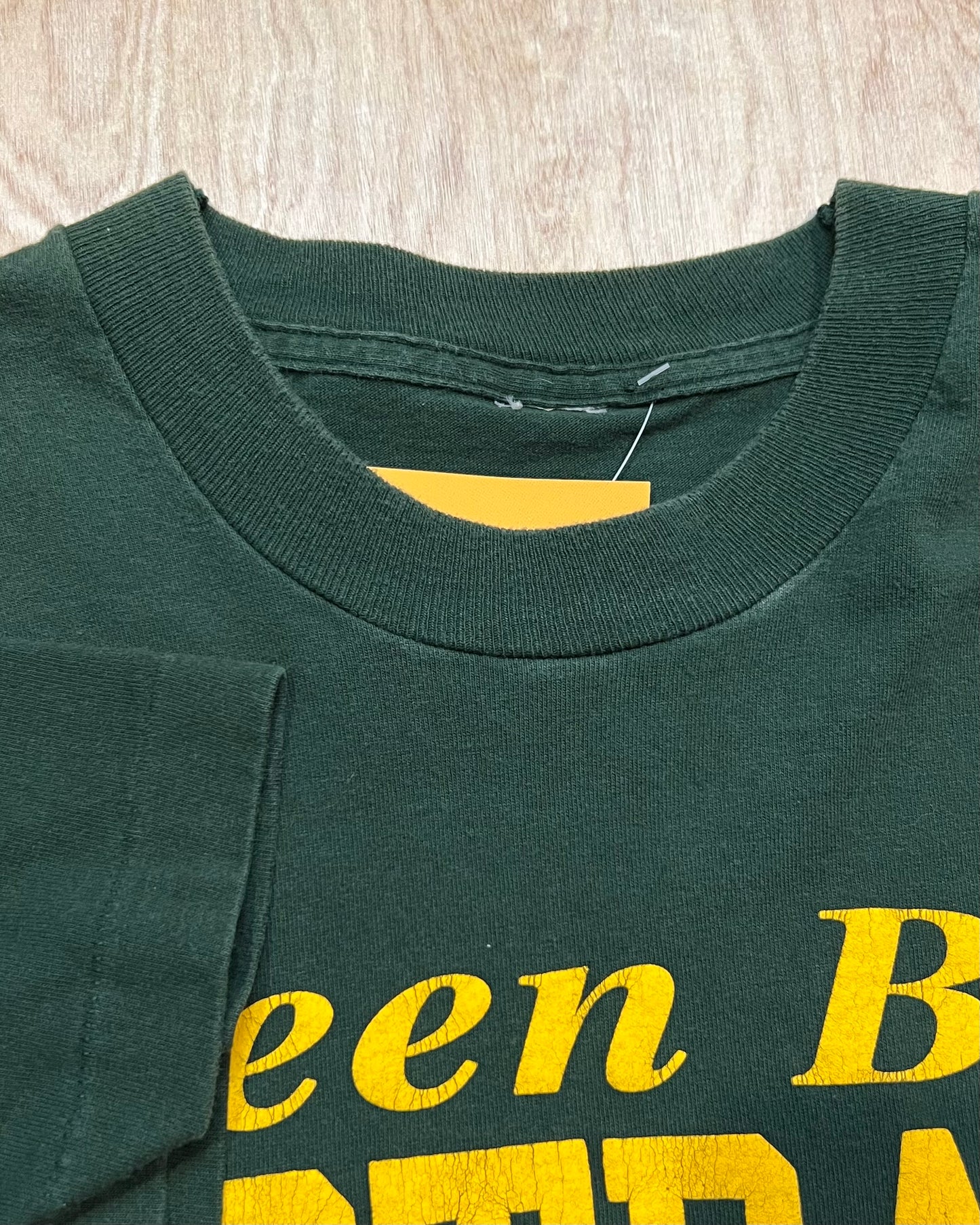 Vintage Green Bay Packers "Football is Life" Single Stitch T-Shirt