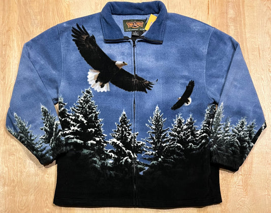 Vintage Trailcrest Bald Eagles Full Zip Heavy Fleece