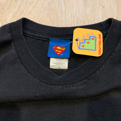 Y2K Superman 3D Emblem T-Shirt