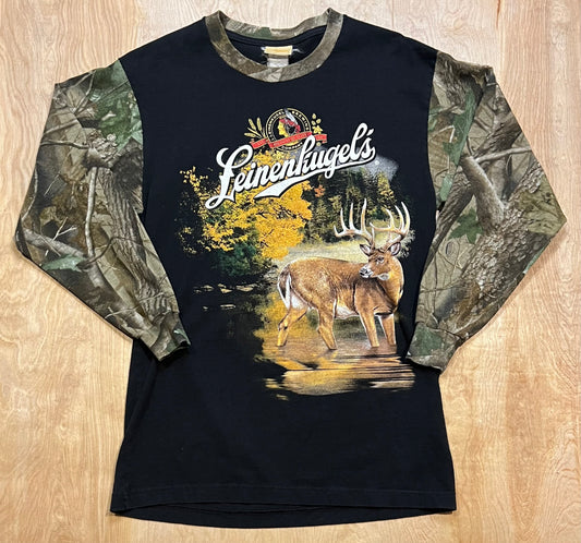 Vintage Leinenkugels Whitetail Deer Long Sleeve Shirt