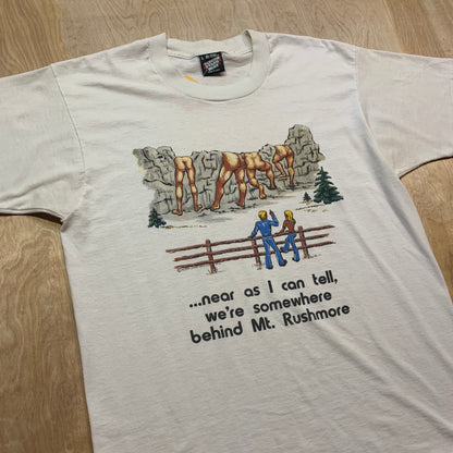 90's Single Stitch Mt Rushmore Comedy T-Shirt