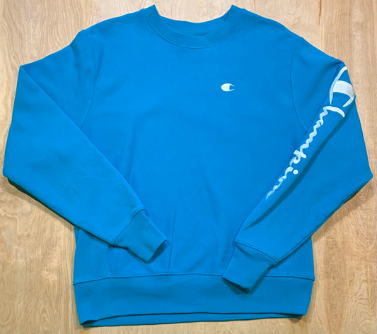 Vintage Teal Champion Crewneck