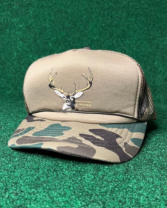 1988 Whitetail Fever Camo Truckers Hat