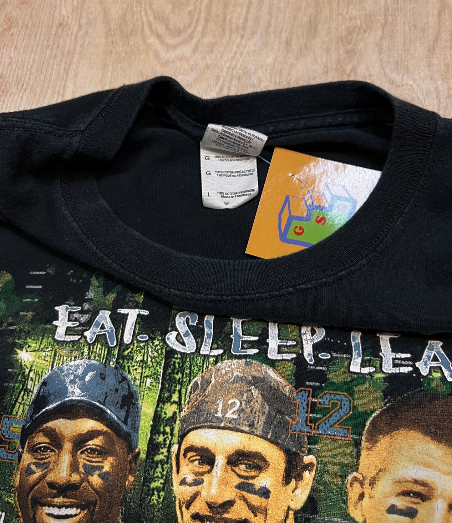 2011 "Eat Sleep Leap" Green Bay Packers T-Shirt