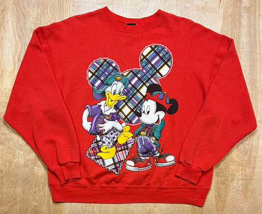 Vintage Donald Duck x Mickey Mouse Mickey Unlimited Crewneck