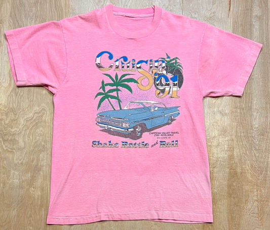 1991 Cruisin Eau Claire "Shake Rattle & Roll" Single Stitch T-Shirt