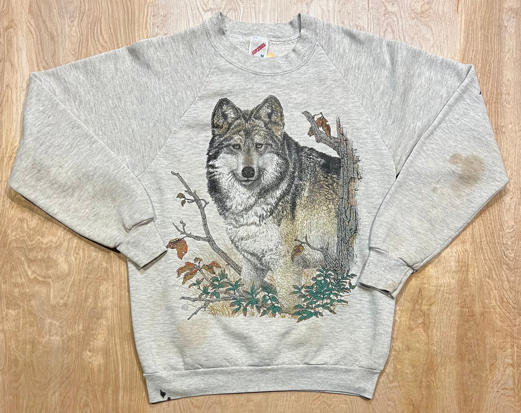 1992 Wild Wolf Stained Crewneck