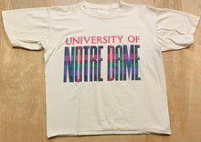 Load image into Gallery viewer, 90&#39;s University of Notre Dame White T-Shirt
