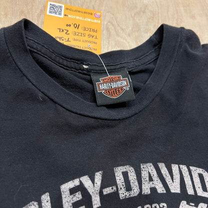 Harley Davidson "Built To Last" Shawano, Wi T-Shirt