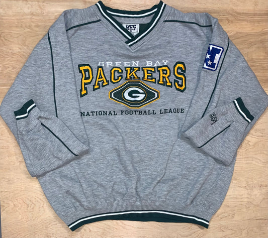 Vintage "Lee" Packers Grey Crewneck