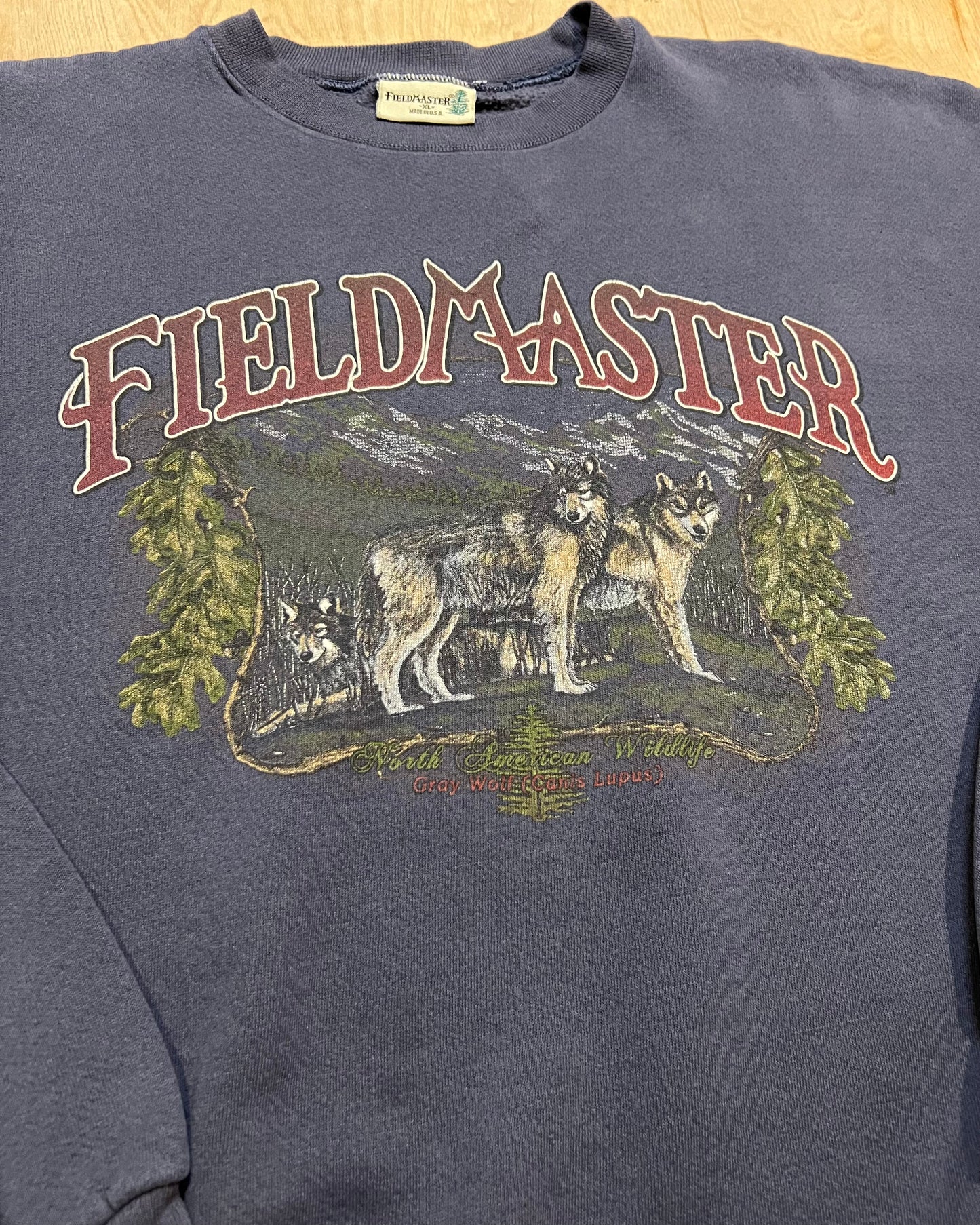 Vintage Fieldmaster Grey Wolf Crewneck