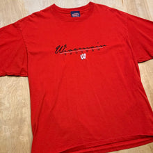 Load image into Gallery viewer, Vintage Wisconsin Badgers Varsity Apparel T-Shirt
