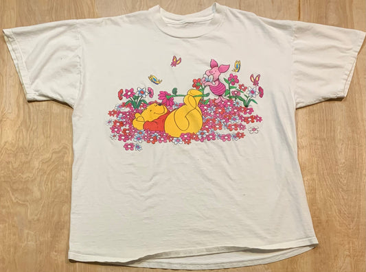 Vintage Piglet and Pooh in the Flowers T-Shirt