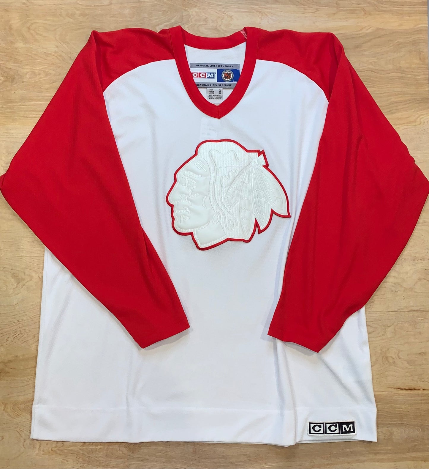 Chicago Blackhawks "white out" Jersey