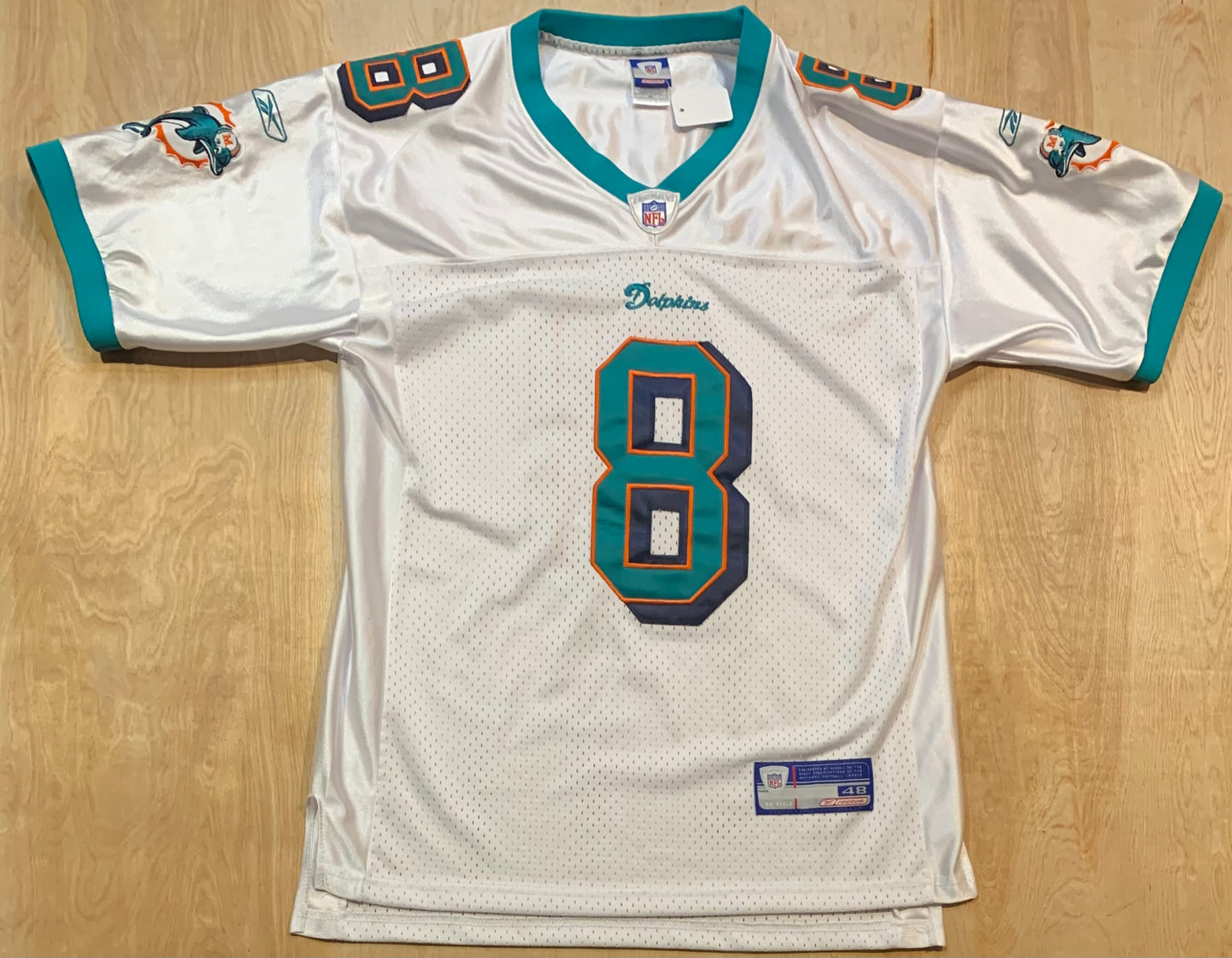 Throwback Miami Dolphins Culpepper Stitched Reebok NFL Jersey
