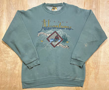 Load image into Gallery viewer, Vintage Field and Stream Outdoor Adventure Downhill Skiing Crewneck
