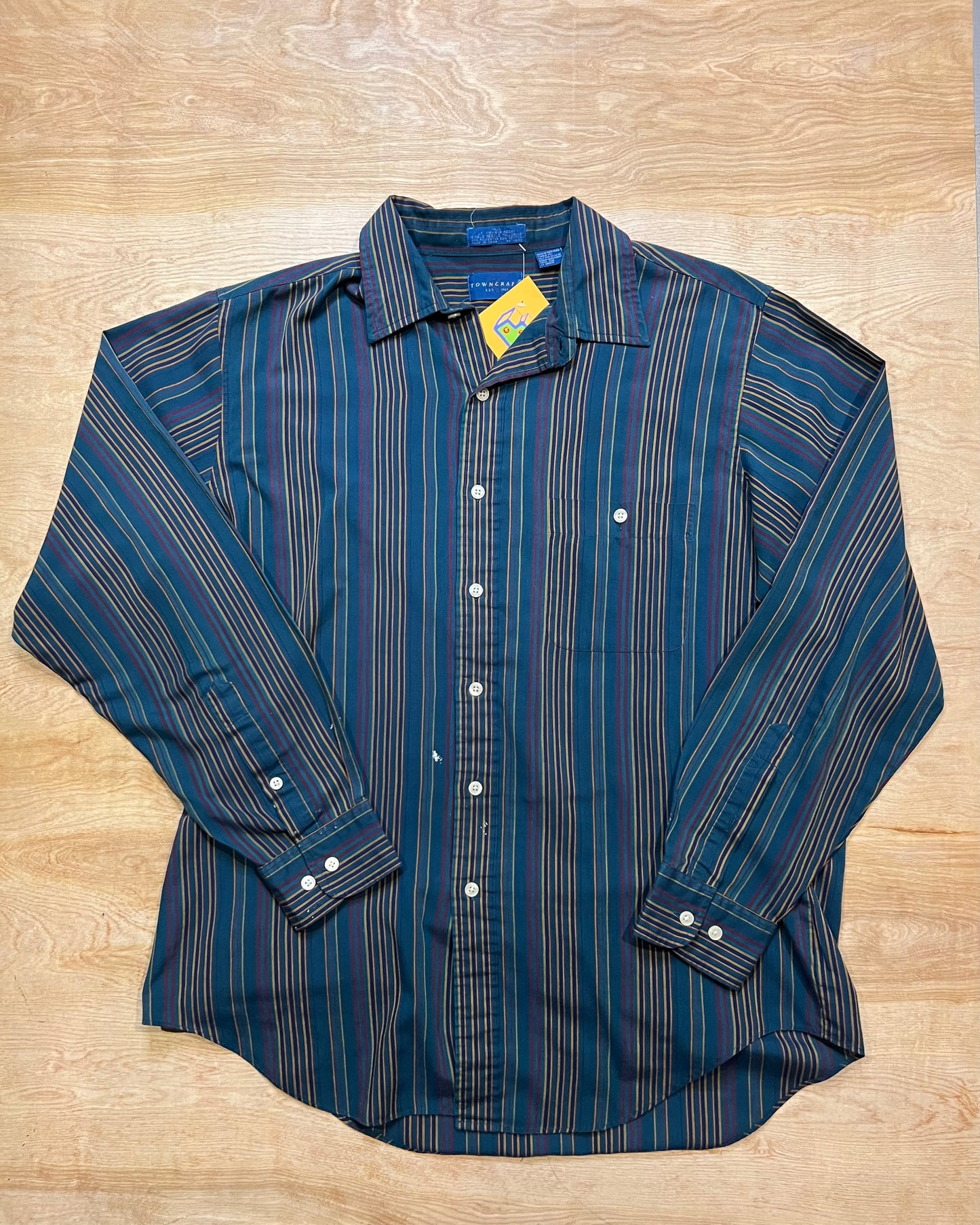 Vintage Towncraft Stripped Button Down