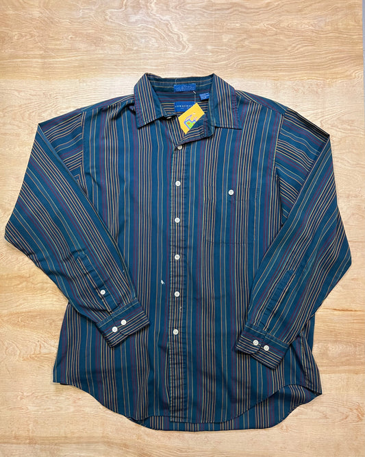 Vintage Towncraft Stripped Button Down