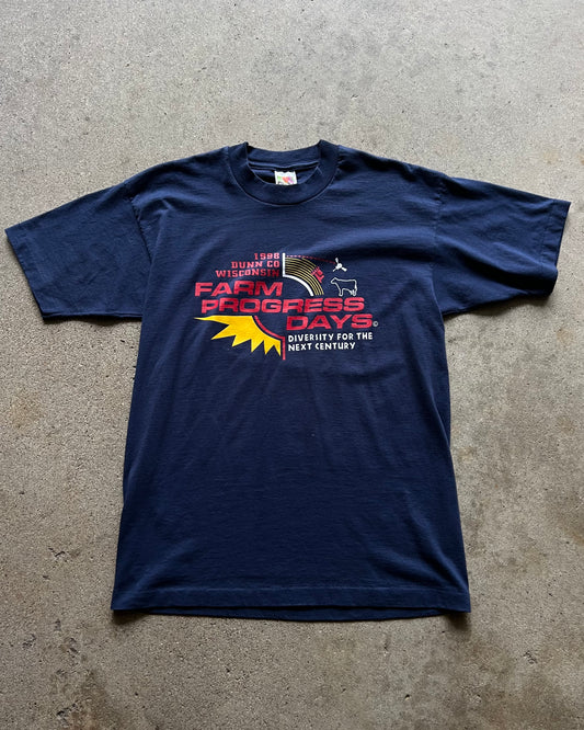 1998 Dunn Co Wisconsin Farm Progress Days Single Stitch T-Shirt